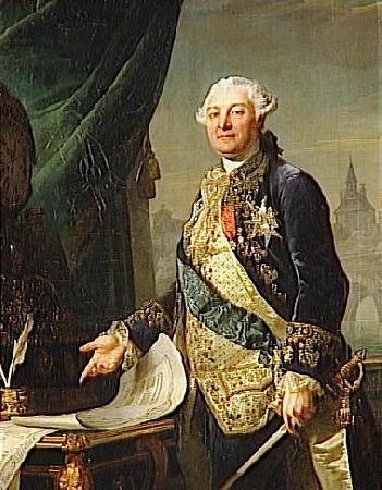 Jean-Laurent Mosnier Portrait of Baron de Breteuil France oil painting art
